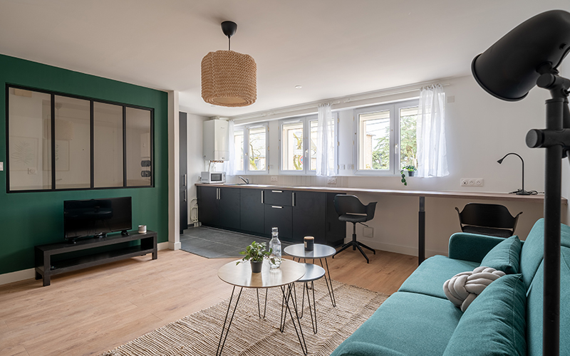 Rénovation d'un rez-de-chaussée par Amélie Guilleminot architecte d'intérieur à Nantes