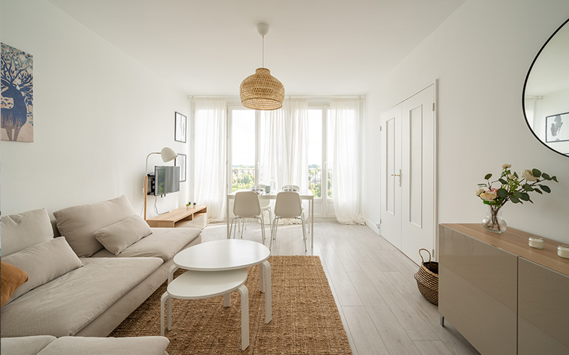 Un grand rafraîchissement pour cet appartement de 70m2 par Amélie Guilleminot architecte d'intérieur à Nantes