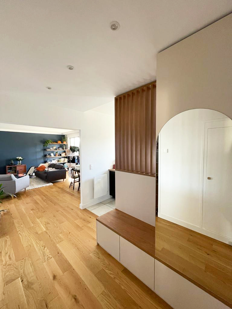 Création d'un meuble sur-mesure par Amélie Guilleminot architecte d'intérieur à Nantes