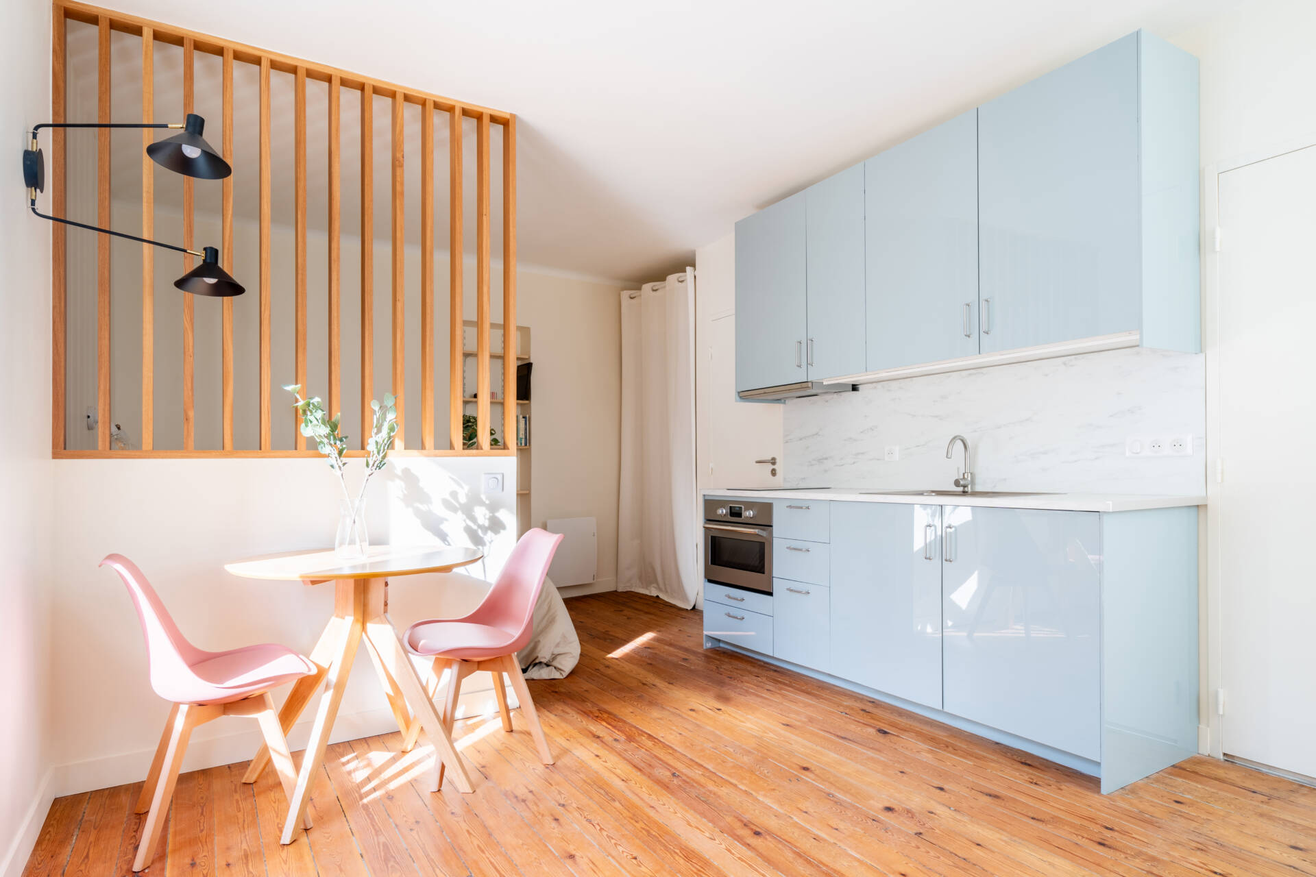 Rénovation d'un studio par Amélie Guilleminot architecte d'intérieur à Nantes