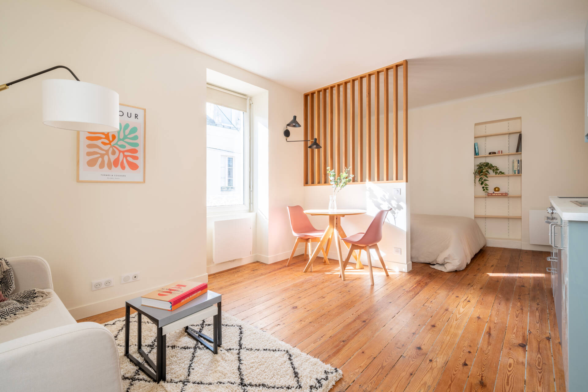 Rénovation d'un studio par Amélie Guilleminot architecte d'intérieur à Nantes