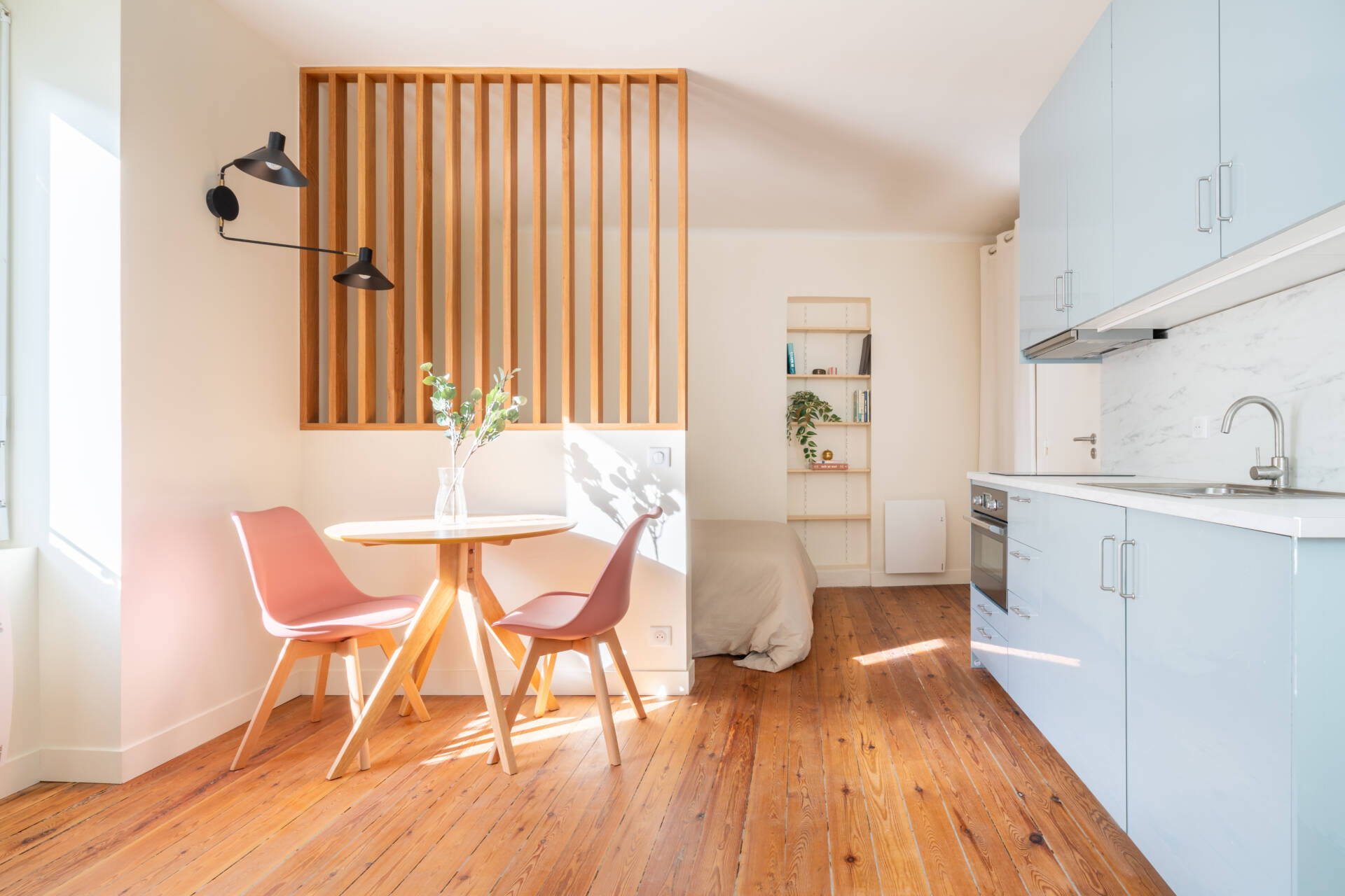 Rénovation d'un studio par Amélie Guilleminot architecte d'intérieur à Nantes